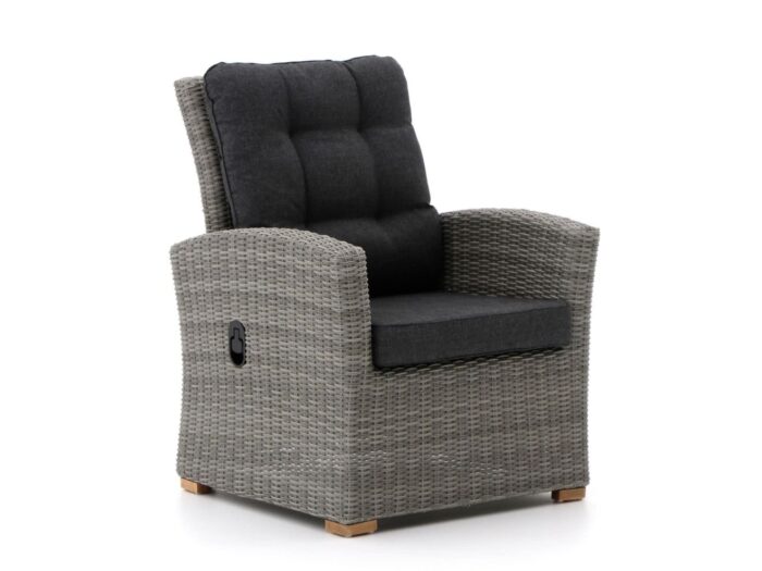 Intenso Furniture Intenso Mazzano lounge tuinstoel verstelbaar Laagste prijsgarantie! – Grijs