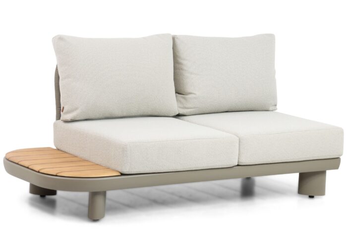 Santika Furniture Guss open bank rechts – Taupe-naturel-bruin