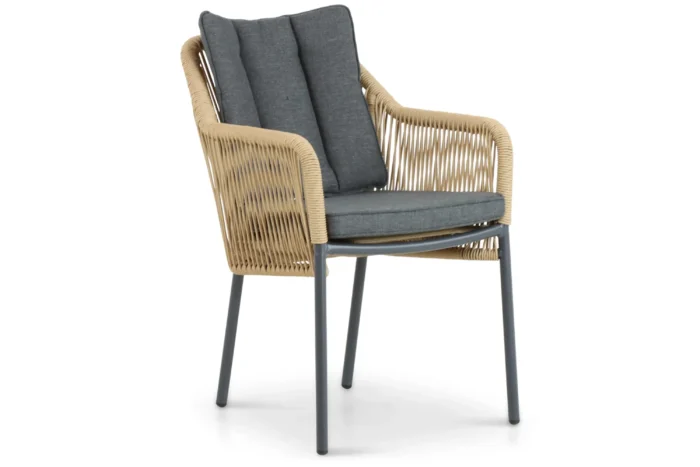 De Laan Projects Laan Marbella dining tuinstoel - Taupe-naturel-bruin