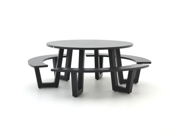 Bellagio tuinmeubelen Cavoli picknicktafel ø150cm - Grijs