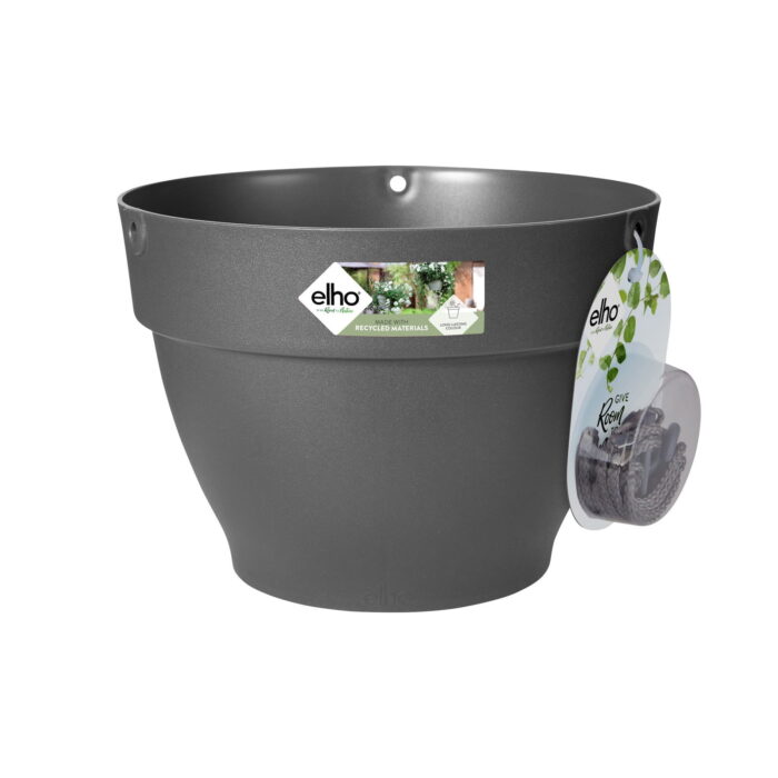 Elho Vibia Campana Hangschaal 26 bloempot zwart