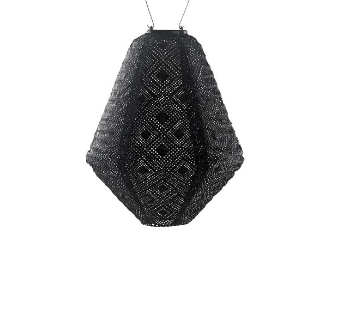 Lumiz Can dia. 30 cm Mosaic zwart lampion