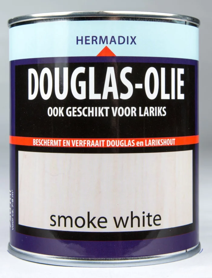 Hermadix Douglas Olie Smoke White 750 ml - wit