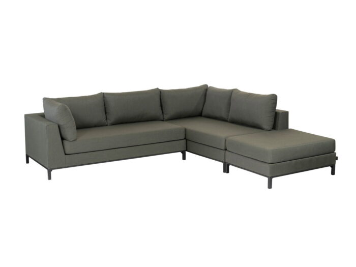 Exotan Capri Corner Set Right Green tuinmeubel 262 x 246 x 60 cm – groen