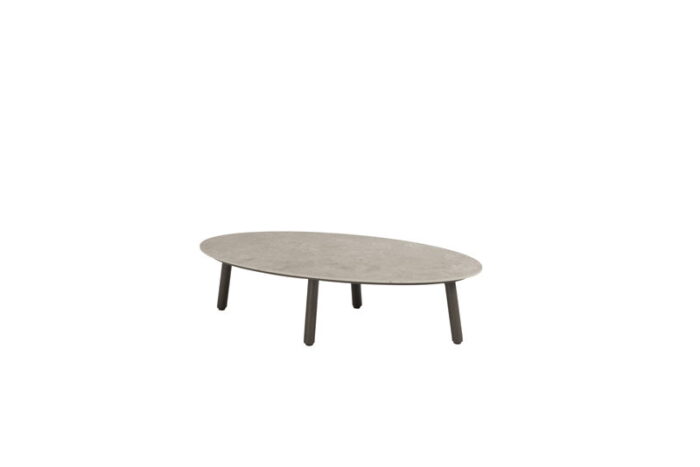 Taste Salute coffee tafel terre keramiek ellipse 120×65 cm – grijs