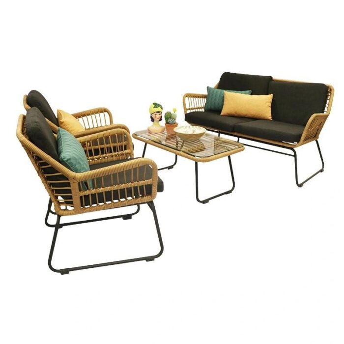 Buitengewoon de boet Cooper Sofa Loungeset – bruin