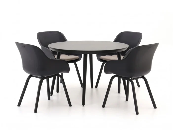 Hartman tuinmeubelen Le Soleil Element/Sophie Studio ø128cm dining tuinset 5-delig