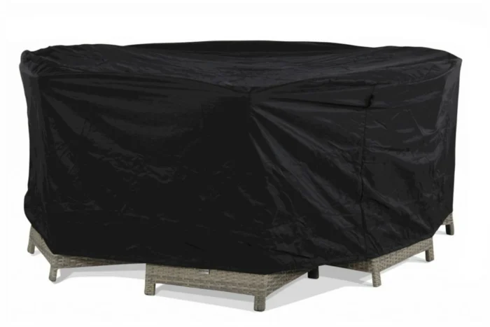 Outdoor Cover tuinsethoes rond 210 cm x (h) 85 cm - Grijs-antraciet