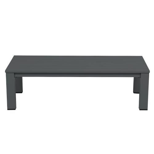 Garden impressions Lincoln lounge tafel 140×70 carbon black – zwart
