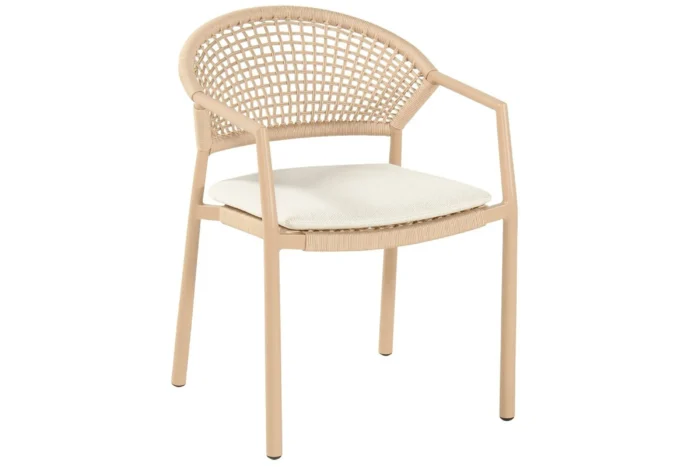 Hartman Taragona Stacking chair cappuccino - Taupe-naturel-bruin