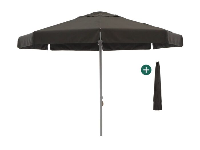 Shadowline Bonaire parasol ø 350cm Laagste prijsgarantie! – Zwart