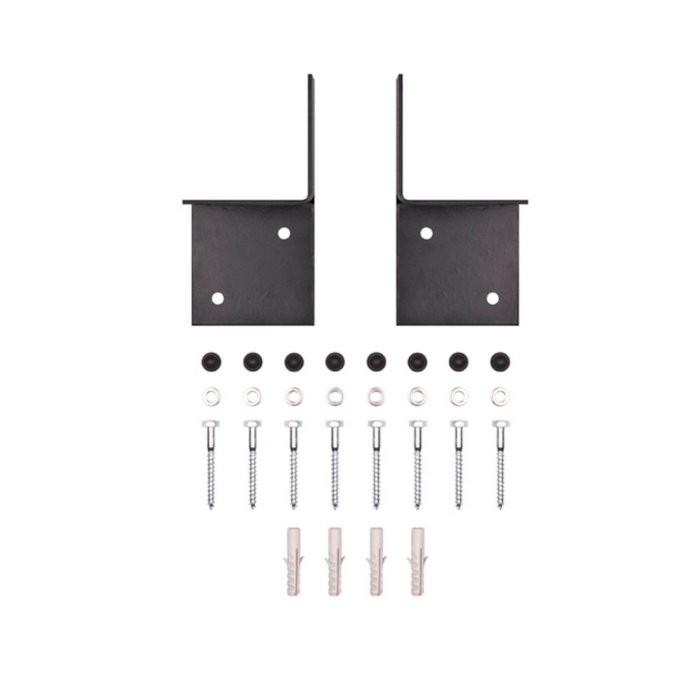Sun en shade Pergola kit wall support for pergola posts Sun & Shade – zwart
