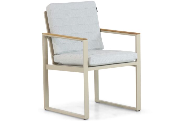 Lifestyle Garden Furniture Faro dining tuinstoel – Taupe-naturel-bruin