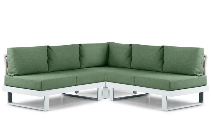 Lifestyle Garden Furniture Lorenzo hoek loungeset 3-delig – Wit