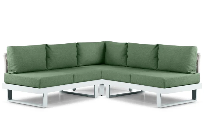 Lifestyle Garden Furniture Lorenzo hoek loungeset 3-delig - Wit