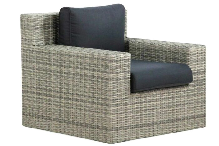 Garden Collections Amico lounge tuinstoel – Grijs-antraciet