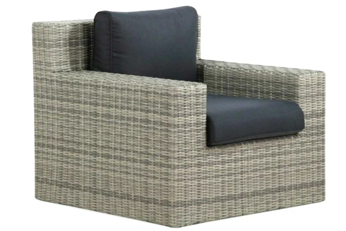 Garden Collections Amico lounge tuinstoel - Grijs-antraciet