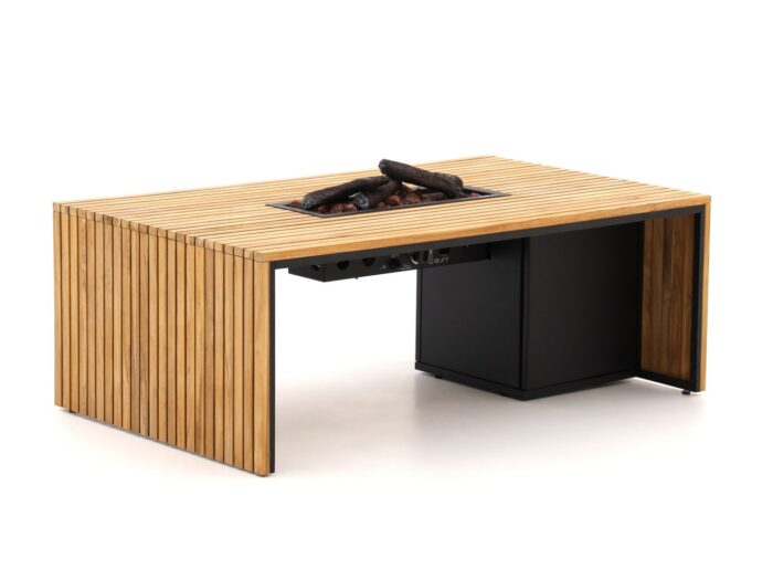 Cosibridge lounge vuurtafel 140x80x50m Laagste prijsgarantie! – Bruin