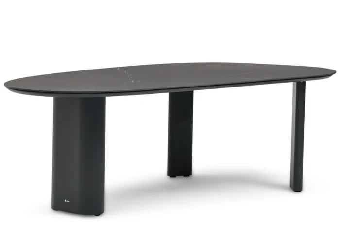 Coco Weave dining tuintafel 240 x 120 cm - Grijs-antraciet