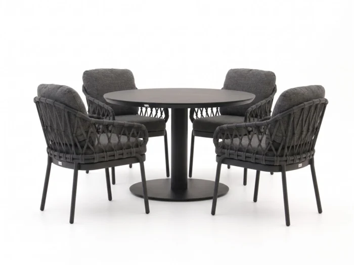 Tierra Outdoor Natal/La Fonte ø120cm dining tuinset 5-delig