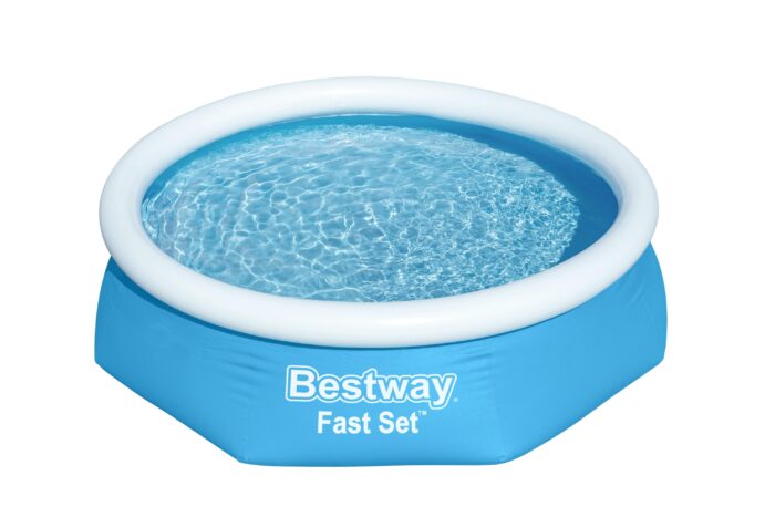 Bestway Zwembad fast set rond 244 Fast set – blauw