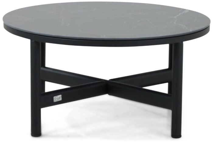 Presto Terraturn loungetafel ø 70 cm – Zwart