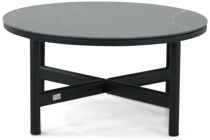 Presto Terraturn loungetafel ø 70 cm - Zwart