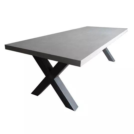 Buitengewoon de boet Torretta Tuintafel 250×100 cm – grijs