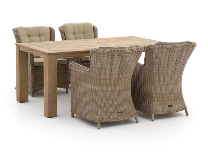 Intenso Furniture Milano/ROUGH-X 180cm dining tuinset 5-delig – Bruin