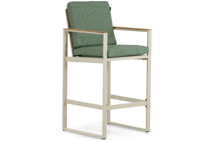Lifestyle Garden Furniture Faro barstoel – Taupe-naturel-bruin