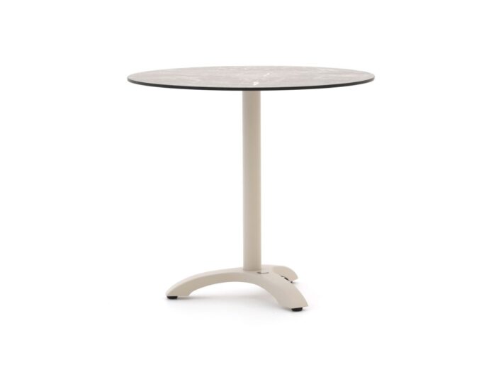 Bellagio tuinmeubelen Bellagio Lisio tuintafel ø80cm (h:73cm) Laagste prijsgarantie! – Taupe