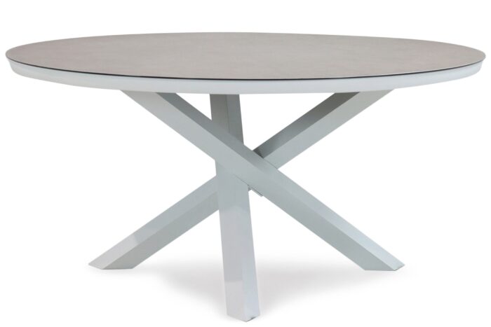 Lifestyle Garden Furniture Livorno dining tuintafel 150 cm – Wit