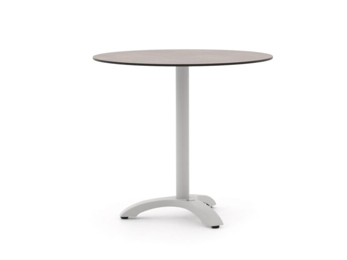 Bellagio tuinmeubelen Bellagio Lisio tuintafel ø80cm (h:73cm) Laagste prijsgarantie! – Wit