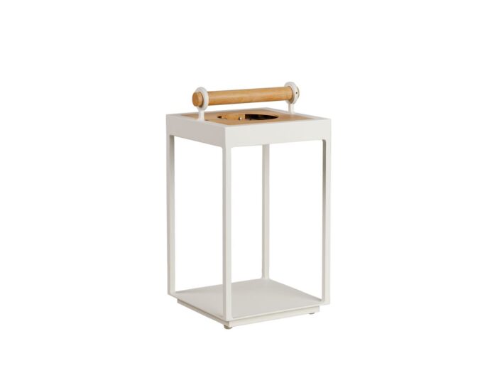Tierra Outdoor Lux lantaarn solar 25x25x48cm – Grijs