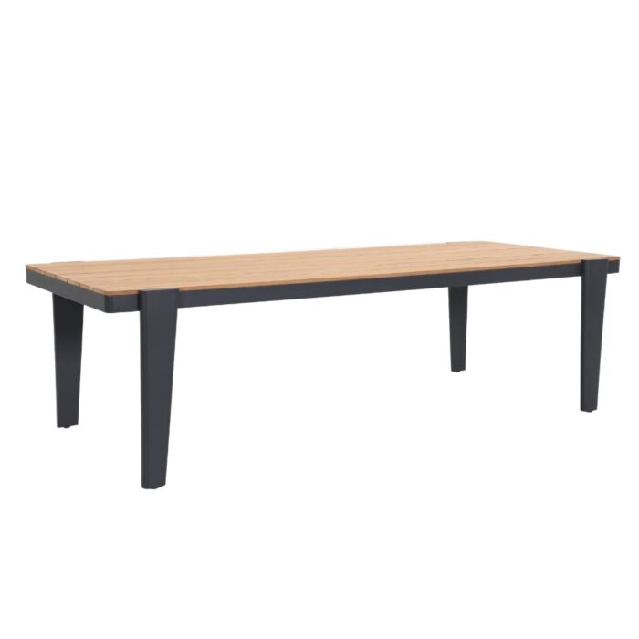 LUX outdoor living Vigo dining tuintafel 6 personen | teakhout + aluminium | Natural Teak | 260cm