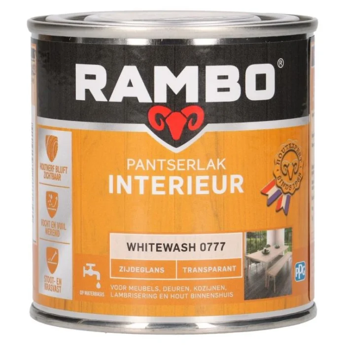 Rambo Pantserlak interieur zg 777 0,25l - transparant