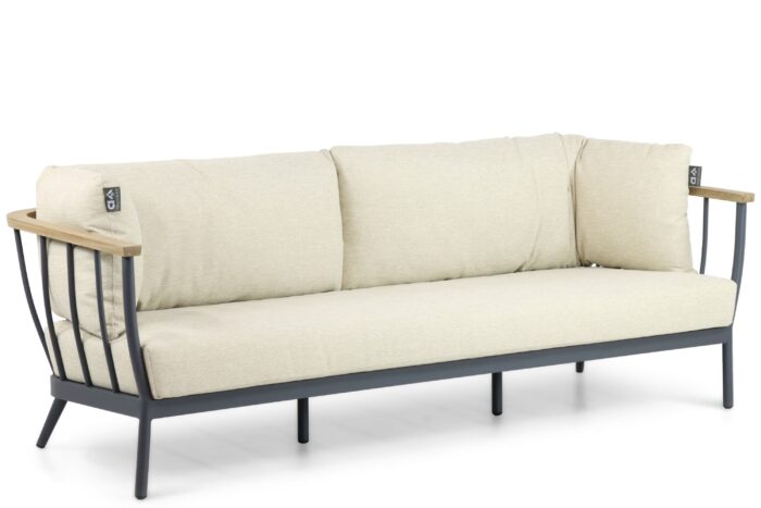 Apple Bee Condor lounge tuinbank 3-zits – Grijs-antraciet