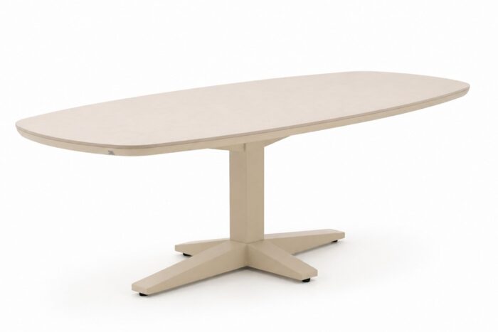 Apple Bee Zanzibar dining tuintafel 220 x 110 cm – Taupe-naturel-bruin