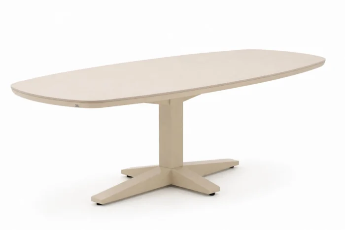 Apple Bee Zanzibar dining tuintafel 220 x 110 cm - Taupe-naturel-bruin