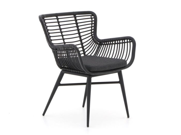 Intenso Furniture Intenso Asti dining tuinstoel Laagste prijsgarantie! – Zwart