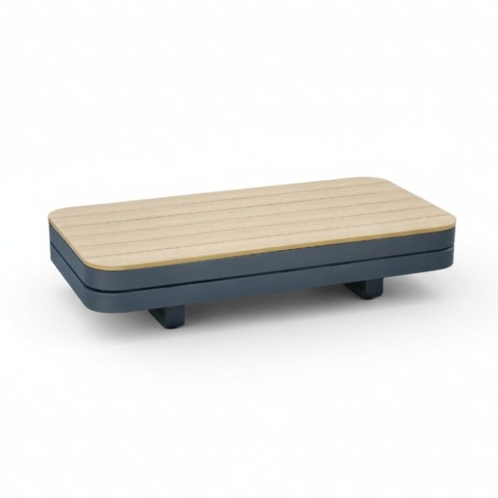 LUX outdoor living Serrento loungetafel | aluminium + polywood | antraciet | 120x62cm