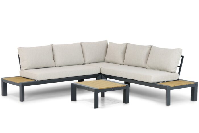 Lifestyle Garden Furniture Navarra hoek loungeset 4-delig – Grijs-antraciet