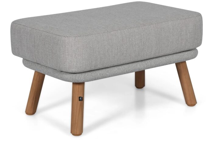 Lifestyle Garden Furniture Bloom lounge voetenbank – Taupe-naturel-bruin