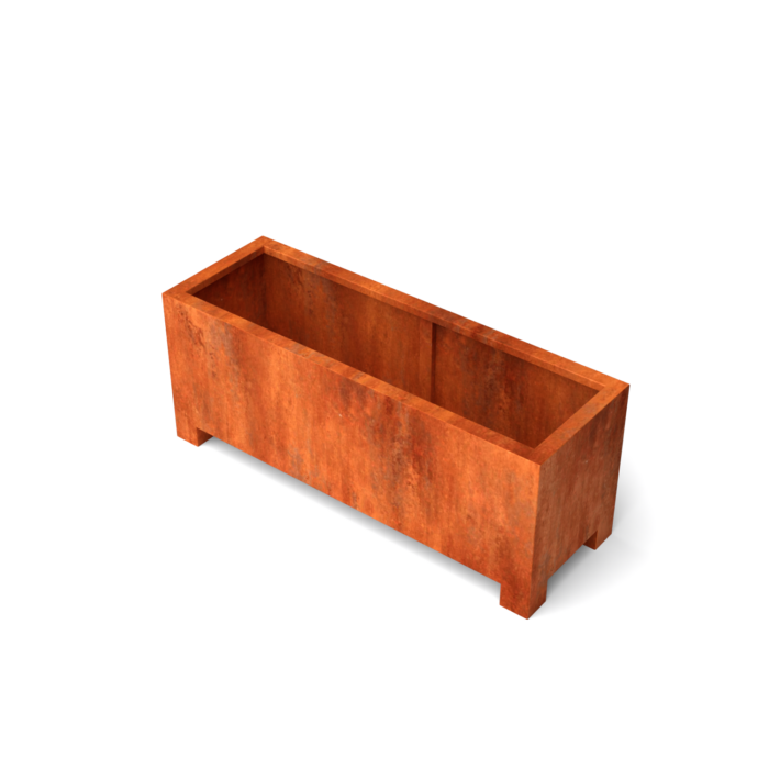 Geroba Artesa plantenbakken cortenstaal 2000x500x600 mm – bruin