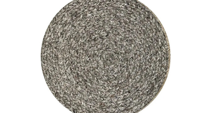 Apple Bee | Swirl Outdoor Vloerkleed Ø300 cm | Taupe