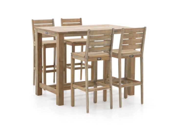 ROUGH Furniture ROUGH-S/ROUGH-X 135cm barset 5-delig Laagste prijsgarantie! – Bruin
