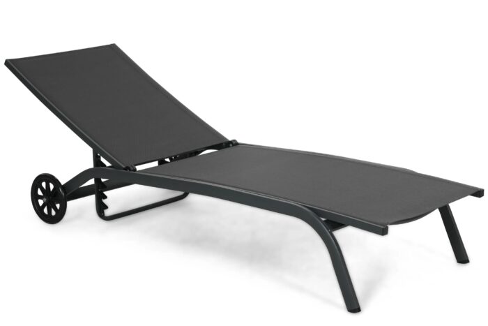 Domani Furniture Bellorio ligbed verstelbaar – Grijs-antraciet