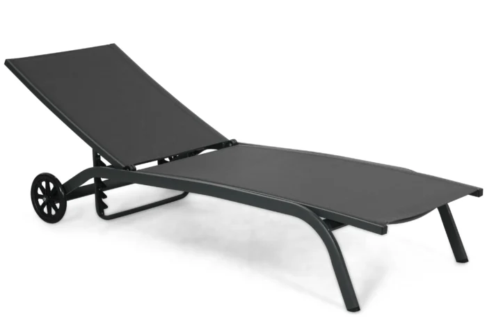 Domani Furniture Bellorio ligbed verstelbaar - Grijs-antraciet