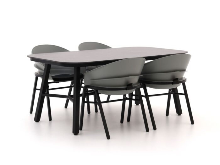 Hartman tuinmeubelen Hartman Tubb dining tuinset 185cm 5-delig verstelbaar Laagste prijsgarantie! – Grijs