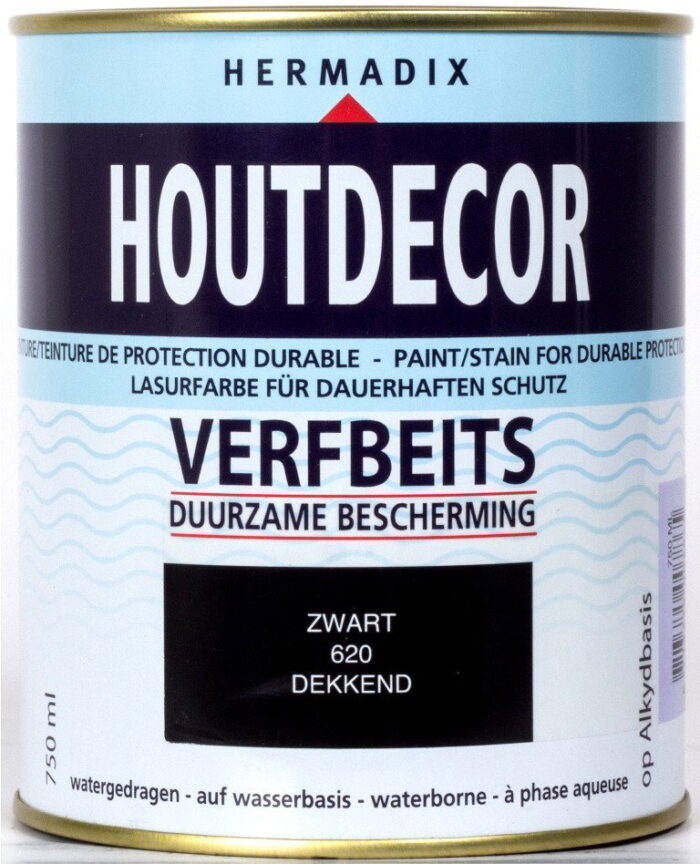 Hermadix Houtdecor 620 zwart 750 ml